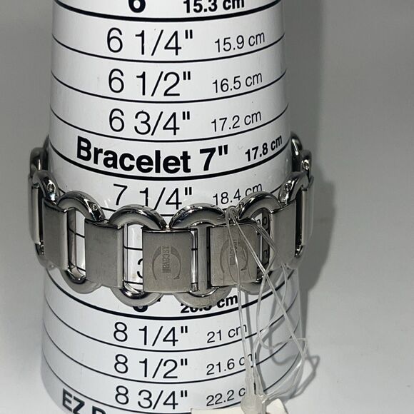 Just Cavalli Silver Stainless Steel Watch New Working Battery main image 10